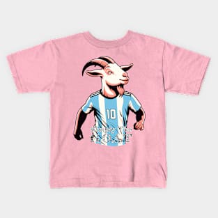 Soccer Legend Goat - Ultimate G.O.A.T. Tribute Kids T-Shirt